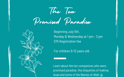 The Ten Promised Paradise Open For Registration